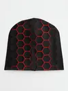 Детская шапка / 3D black & red