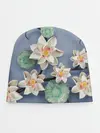 Детская шапка / 3D стеклянные цветы