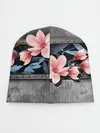 Детская шапка / Пантера и цветы