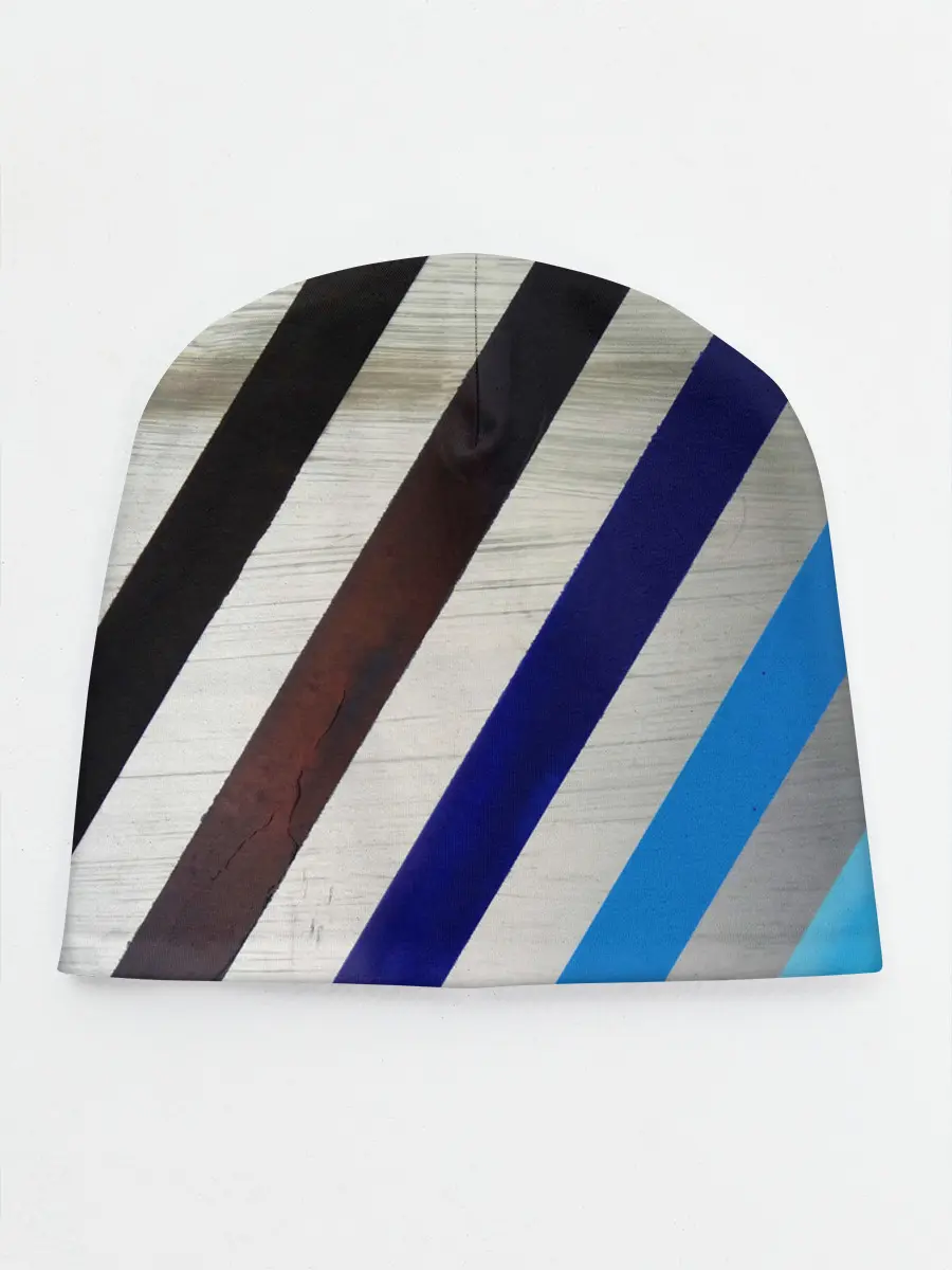 Детская шапка / Косые линии полосы крупные