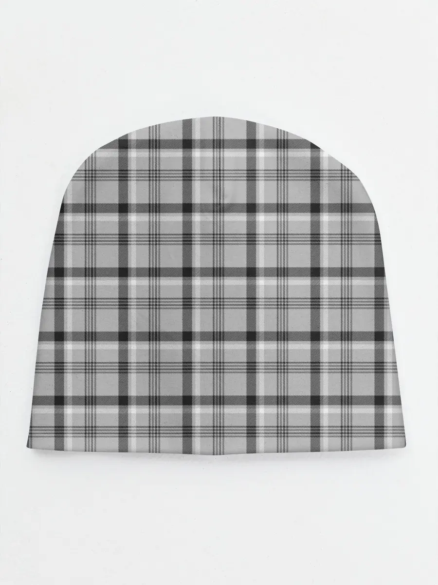 Детская шапка / Черная клеточка