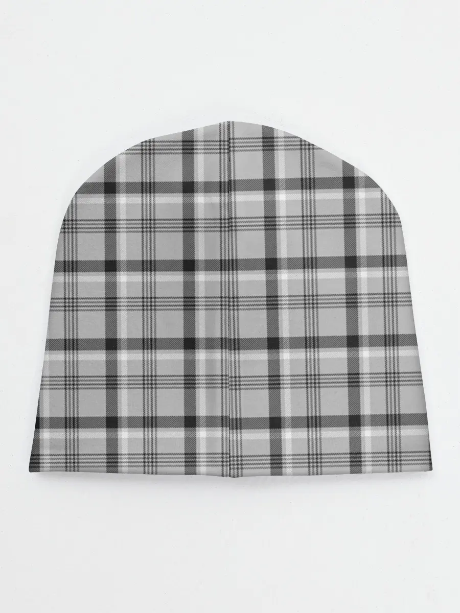 Детская шапка / Черная клеточка