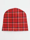 Детская шапка / Красная клеточка