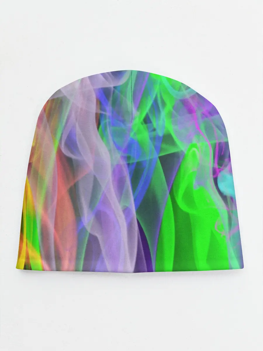 Детская шапка / ДЫМ ЦВЕТНОЙ / ОГОНЬ