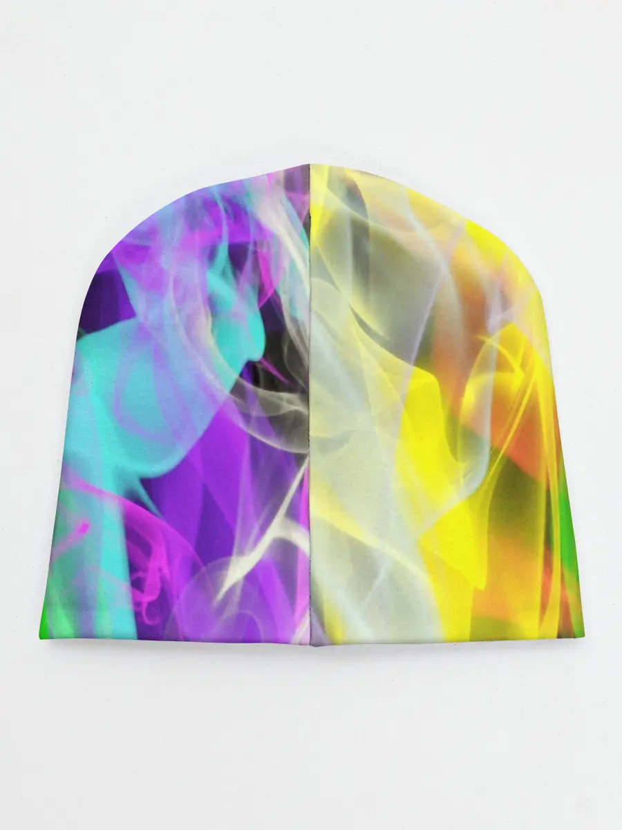 Детская шапка / ДЫМ ЦВЕТНОЙ / ОГОНЬ