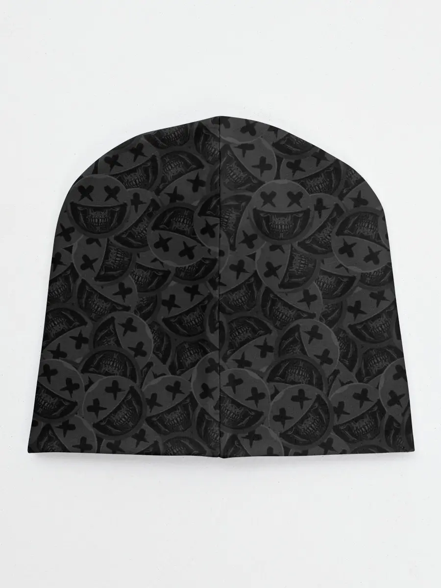 Детская шапка / Смайлик на черепе