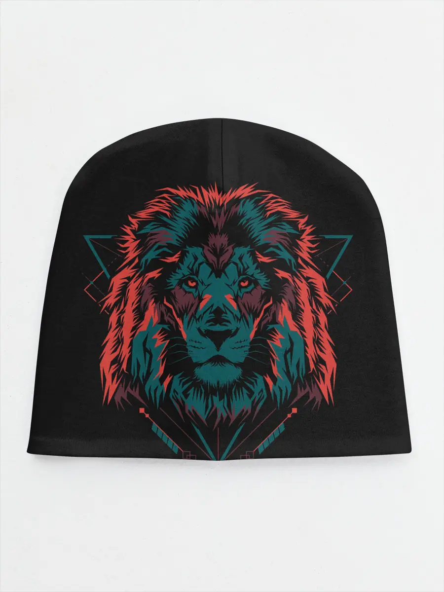 Детская шапка / Лев на закате