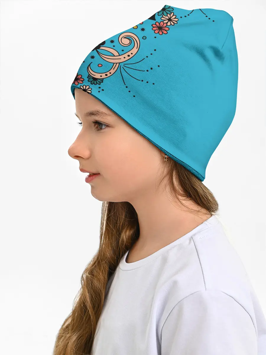 Детская шапка / Цветочная фантазия