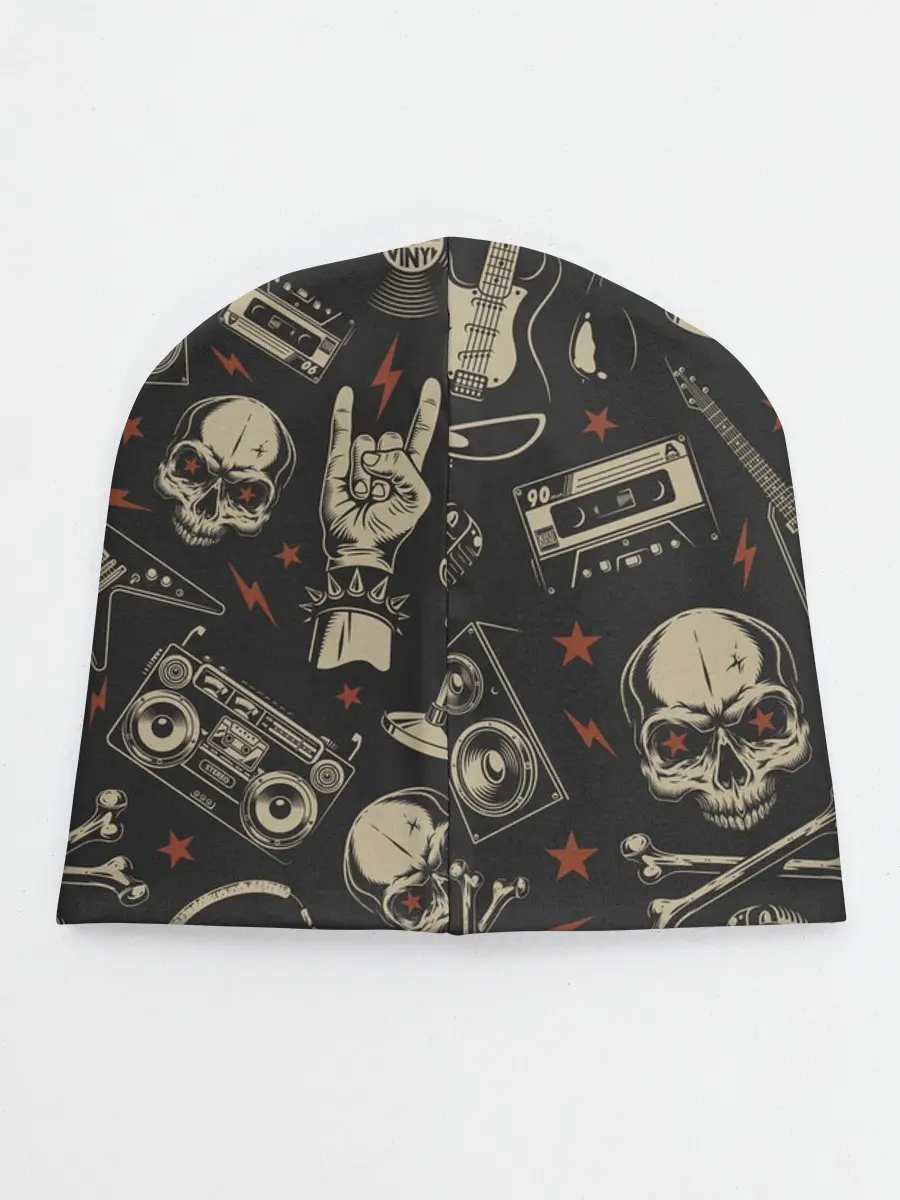 Детская шапка / Spotify Рок Черепа