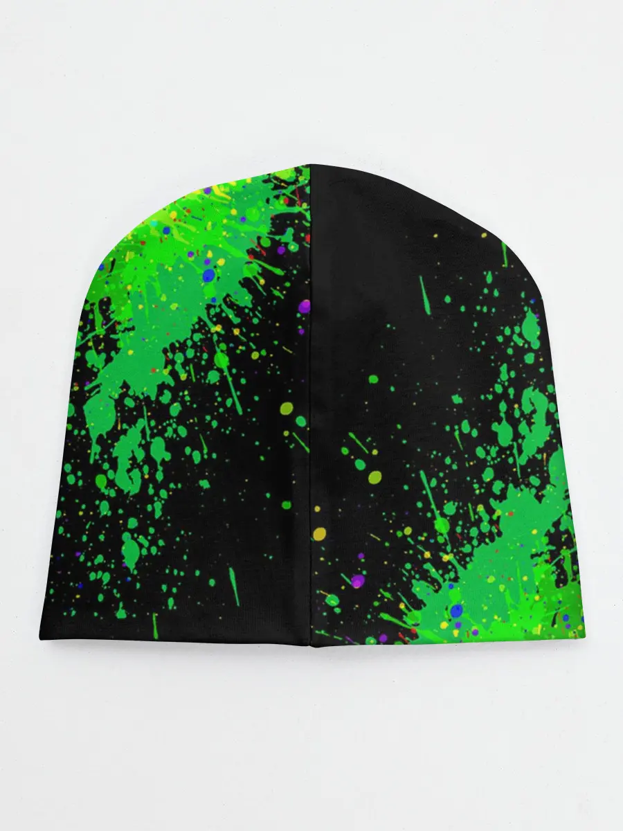 Детская шапка / Врывающийся Монки. Радужный фон