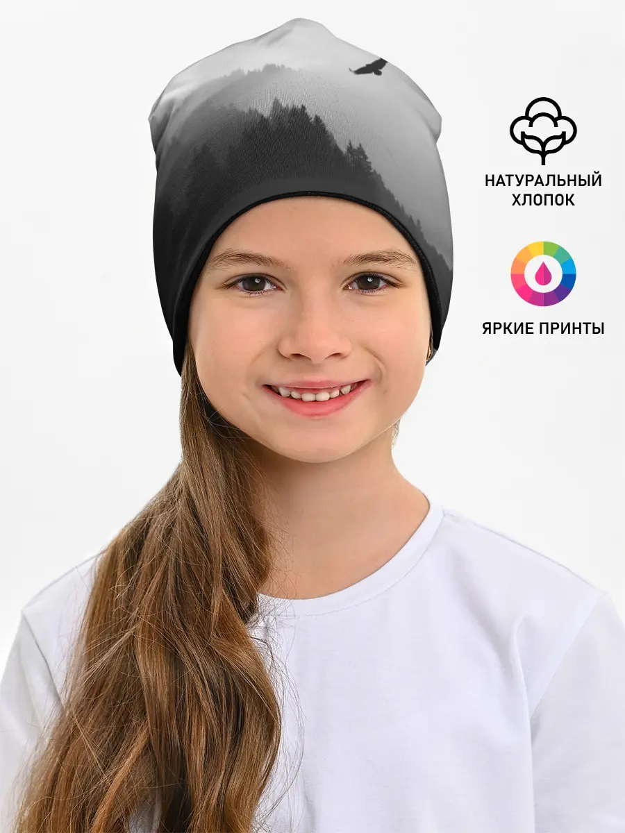 Детская шапка / ОРЁЛ НАД ЛЕСОМ