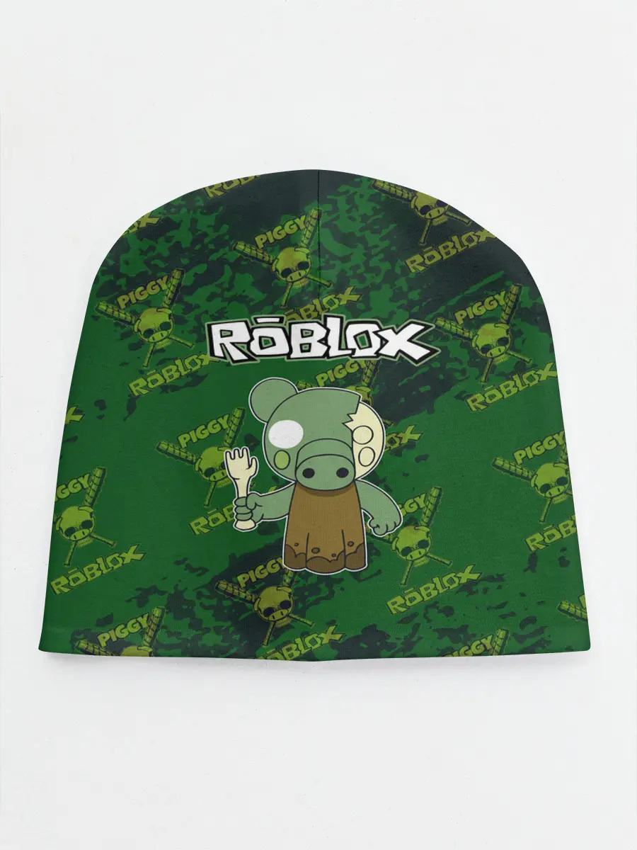 Детская шапка / Свинка Пигги из Roblox