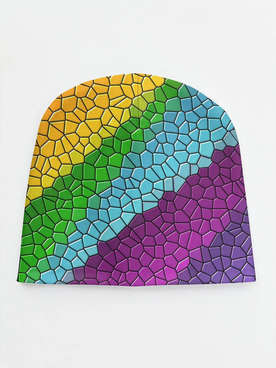 Детская шапка / Яркая мозаика