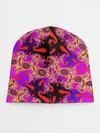 Детская шапка / НЕОНОВЫЙ РОЗОВЫЙ ФРАКТАЛ