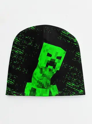 Детская шапка / MINECRAFT CREEPER