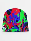 Детская шапка / Абстрактные краски