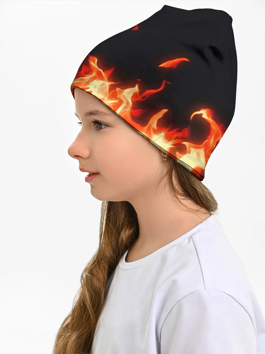 Детская шапка / Огонь