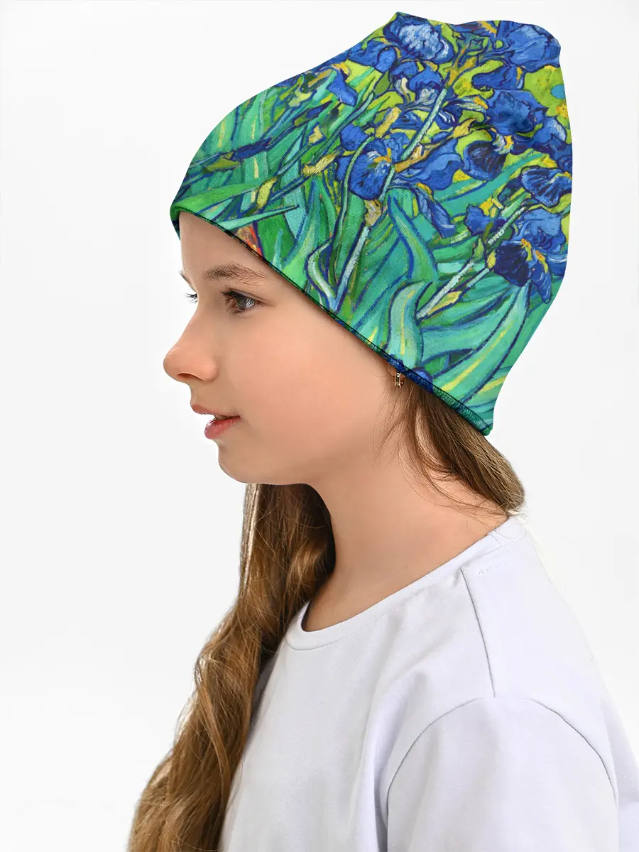 Детская шапка / Ирисы Ван Гога