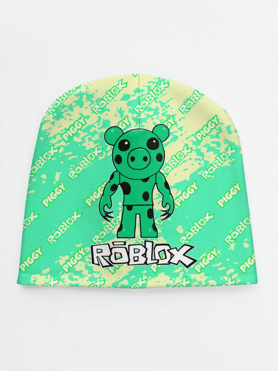Детская шапка / Свинка Пигги из Roblox