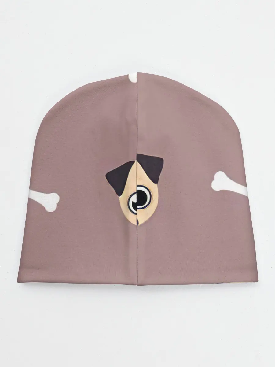 Детская шапка / Мопсины мордашки