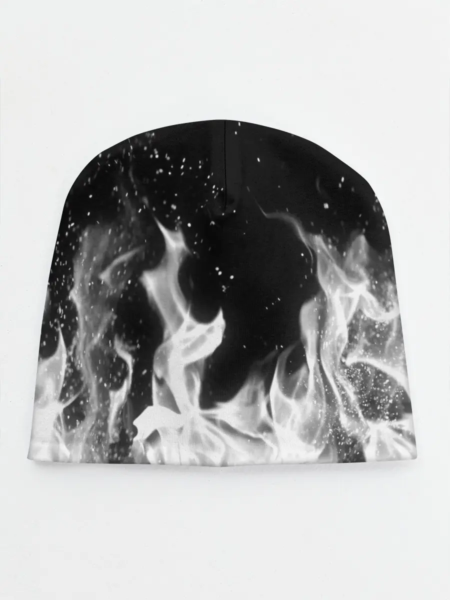 Детская шапка / ЧЕРНО БЕЛЫЙ ОГОНЬ