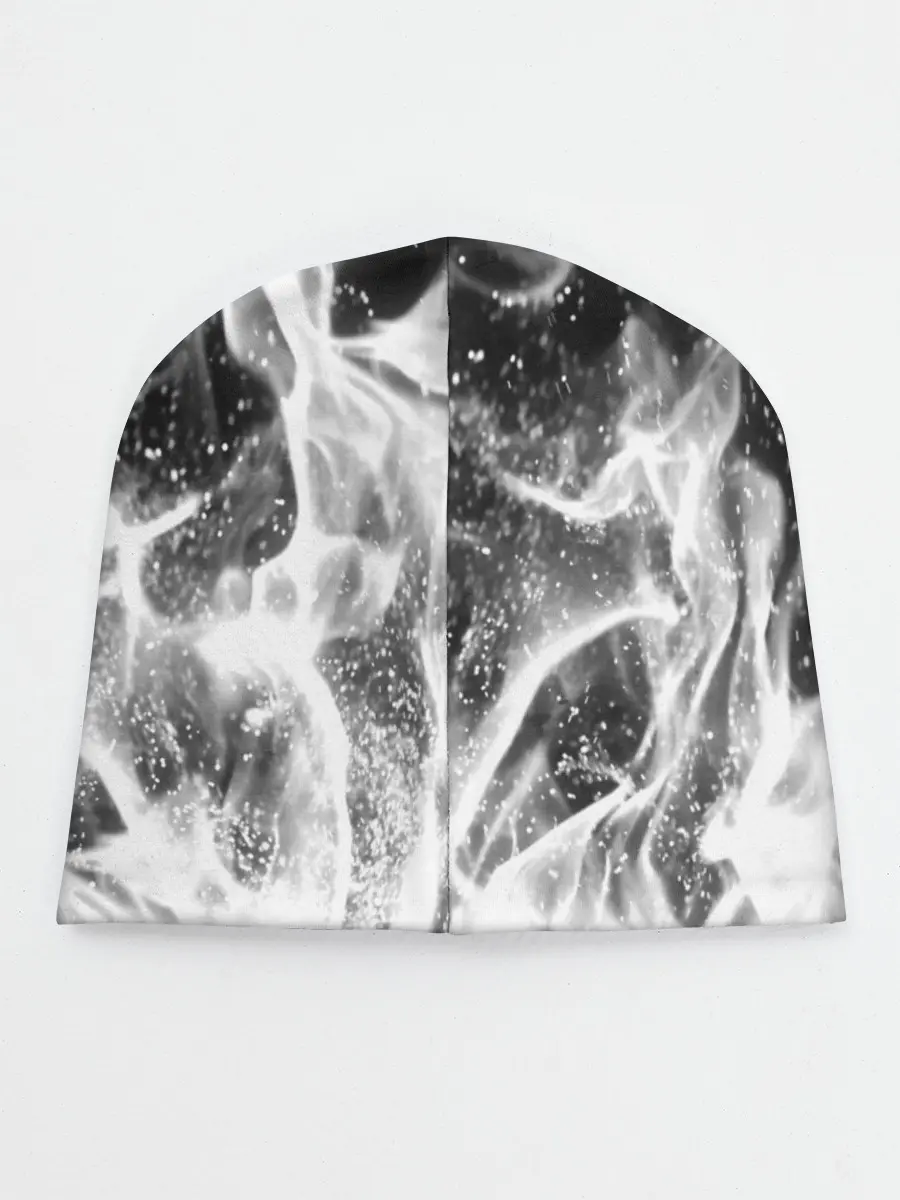 Детская шапка / ЧЕРНО БЕЛЫЙ ОГОНЬ