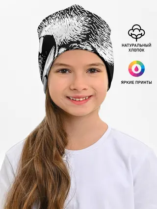 Детская шапка / Черный медведь