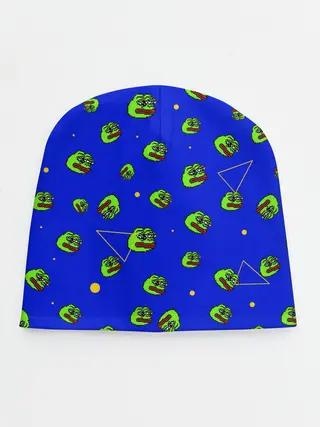 Детская шапка / Лягушка Пепе