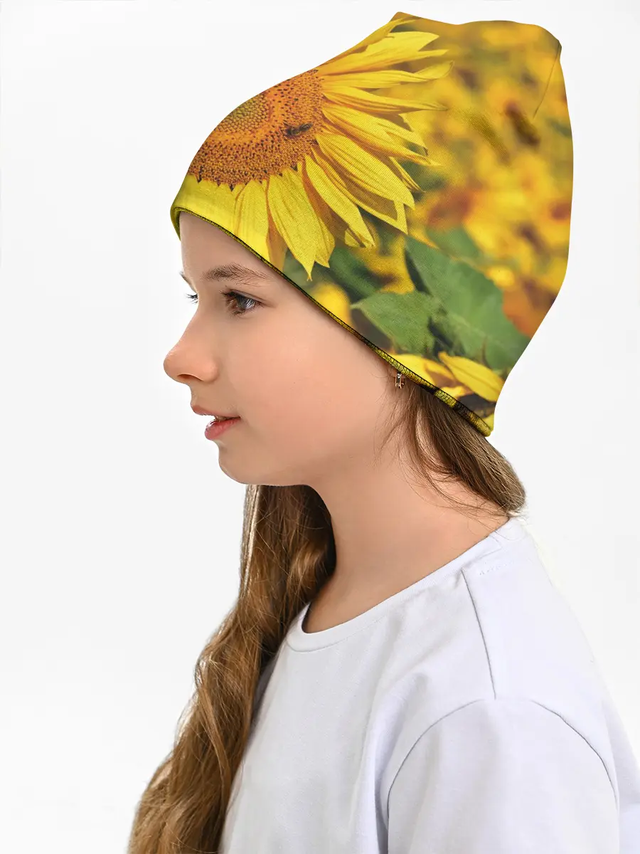 Детская шапка / Подсолнух