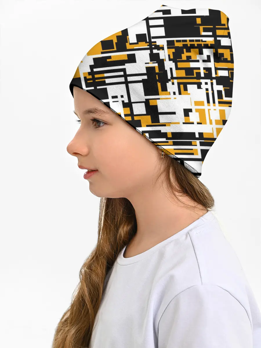 Детская шапка / КИБЕРПАНК,ФАНТАСТИКА,ГЕОМЕТРИЯ