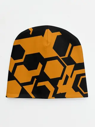 Детская шапка / КИБЕРПАНК, жёлтый