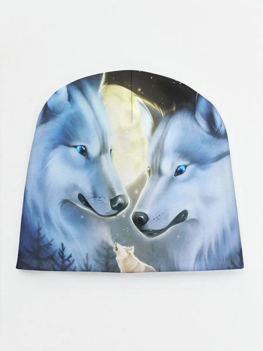 Детская шапка / ВОЛК В НОЧИ