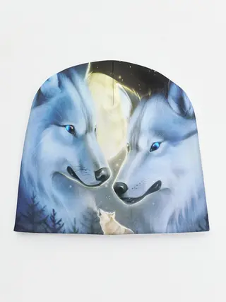 Детская шапка / ВОЛК В НОЧИ