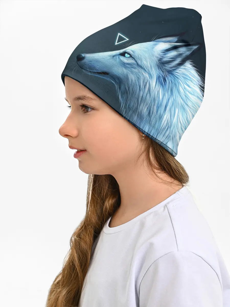 Детская шапка / ЛИСА И ВОЛК