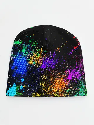 Детская шапка / БРЫЗКИ КРАСОК