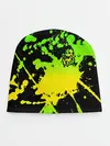 Детская шапка / KILLA зеленые брызги