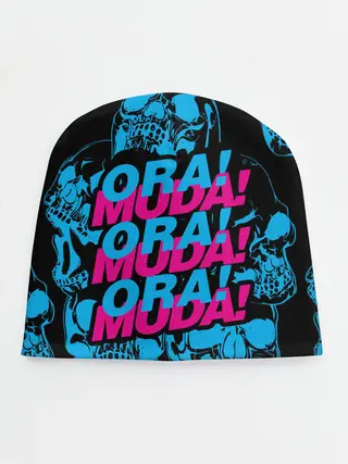 Детская шапка / Ора Муда синие черепа