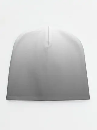 Детская шапка / Черно-белый градиент