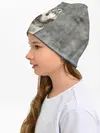 Детская шапка / Волк и снег