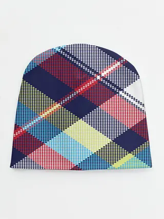 Детская шапка / Клетка / Текстура в клетку #2