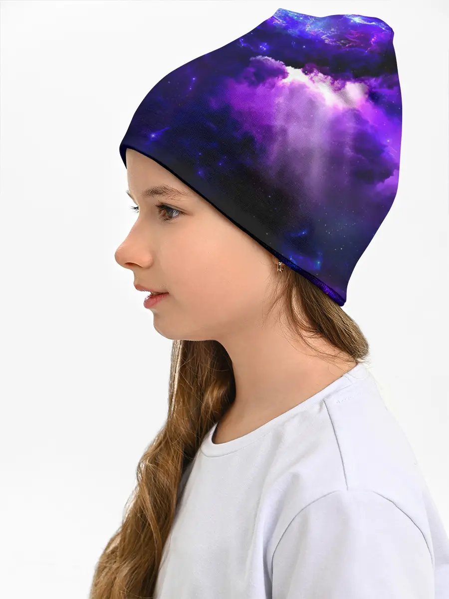 Детская шапка / Космическое небо