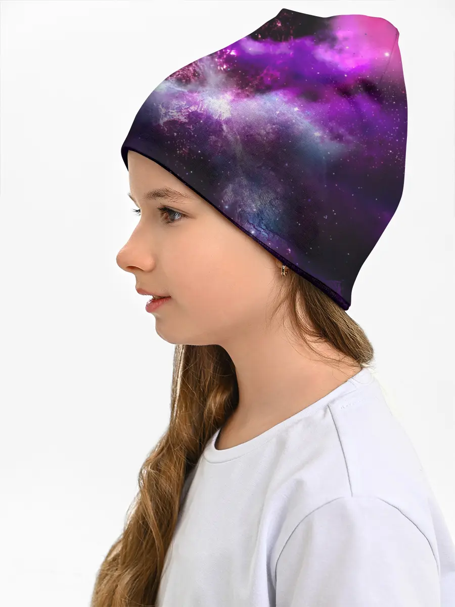 Детская шапка / Космическое небо