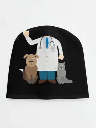 Детская шапка / Я - ветеринар