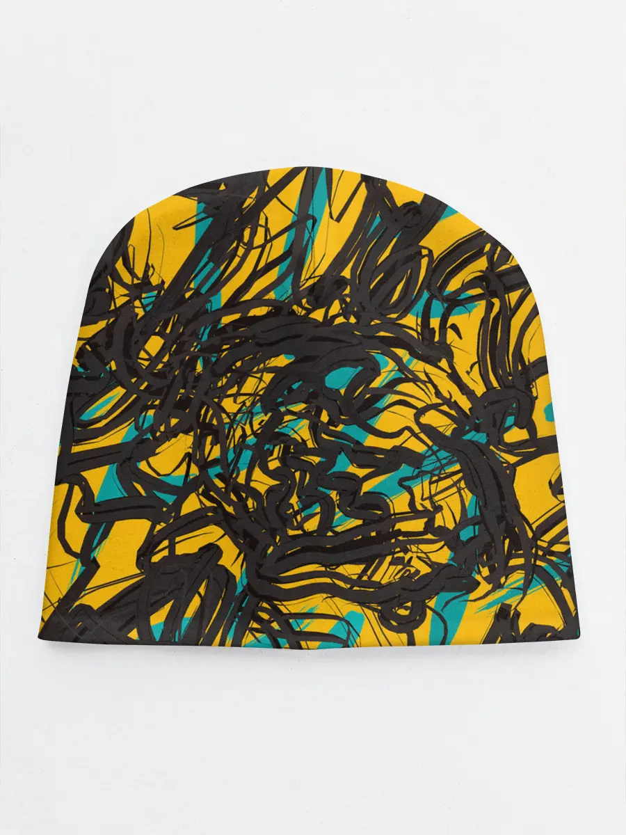 Детская шапка / Черные линии