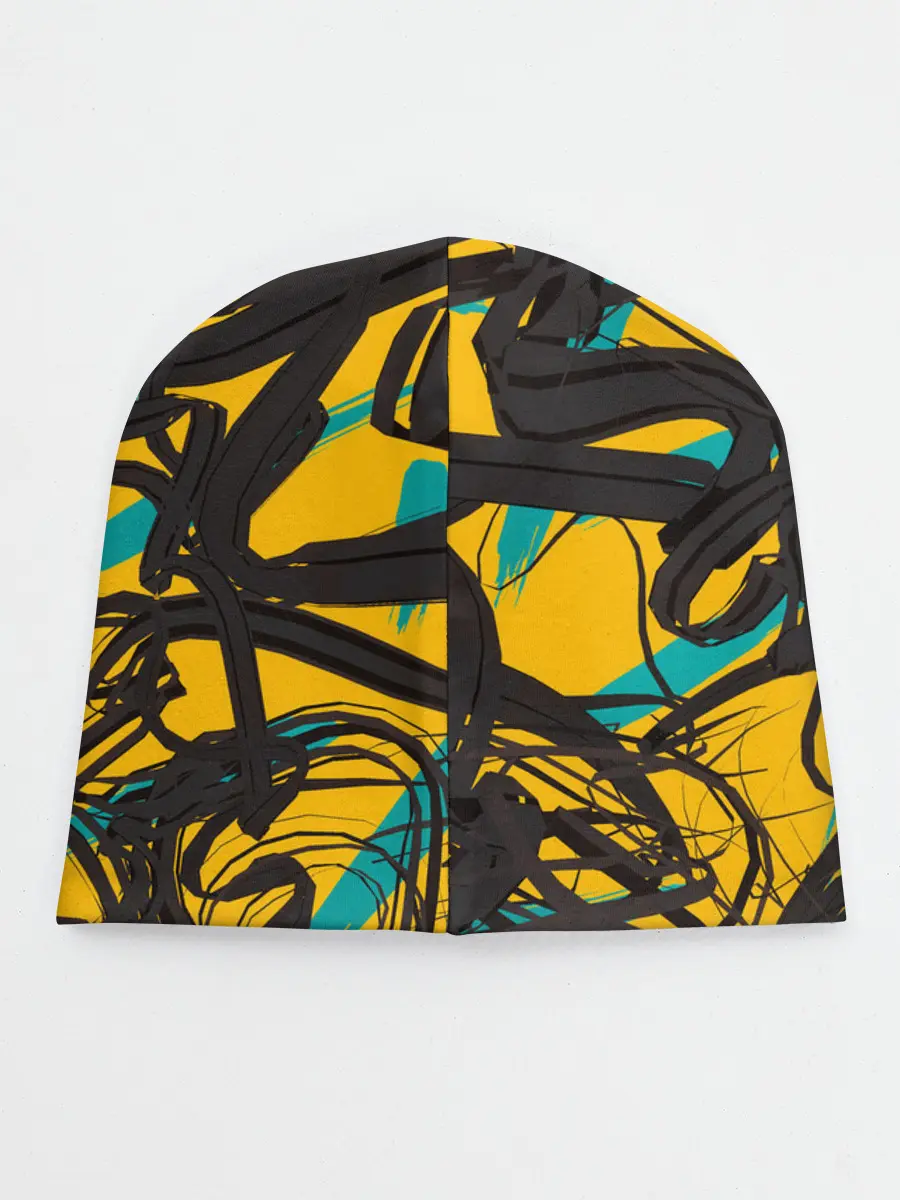 Детская шапка / Черные линии