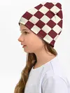 Детская шапка / Шахматка