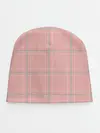 Детская шапка / Шотландка Розовая