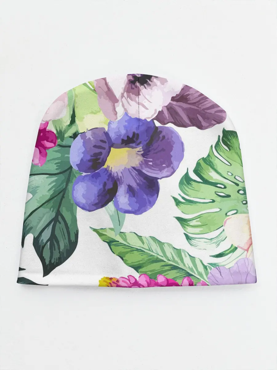 Детская шапка / Цветы