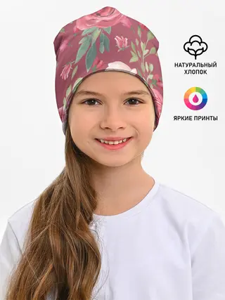 Детская шапка / rose