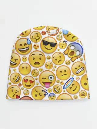 Детская шапка / Смайлы.